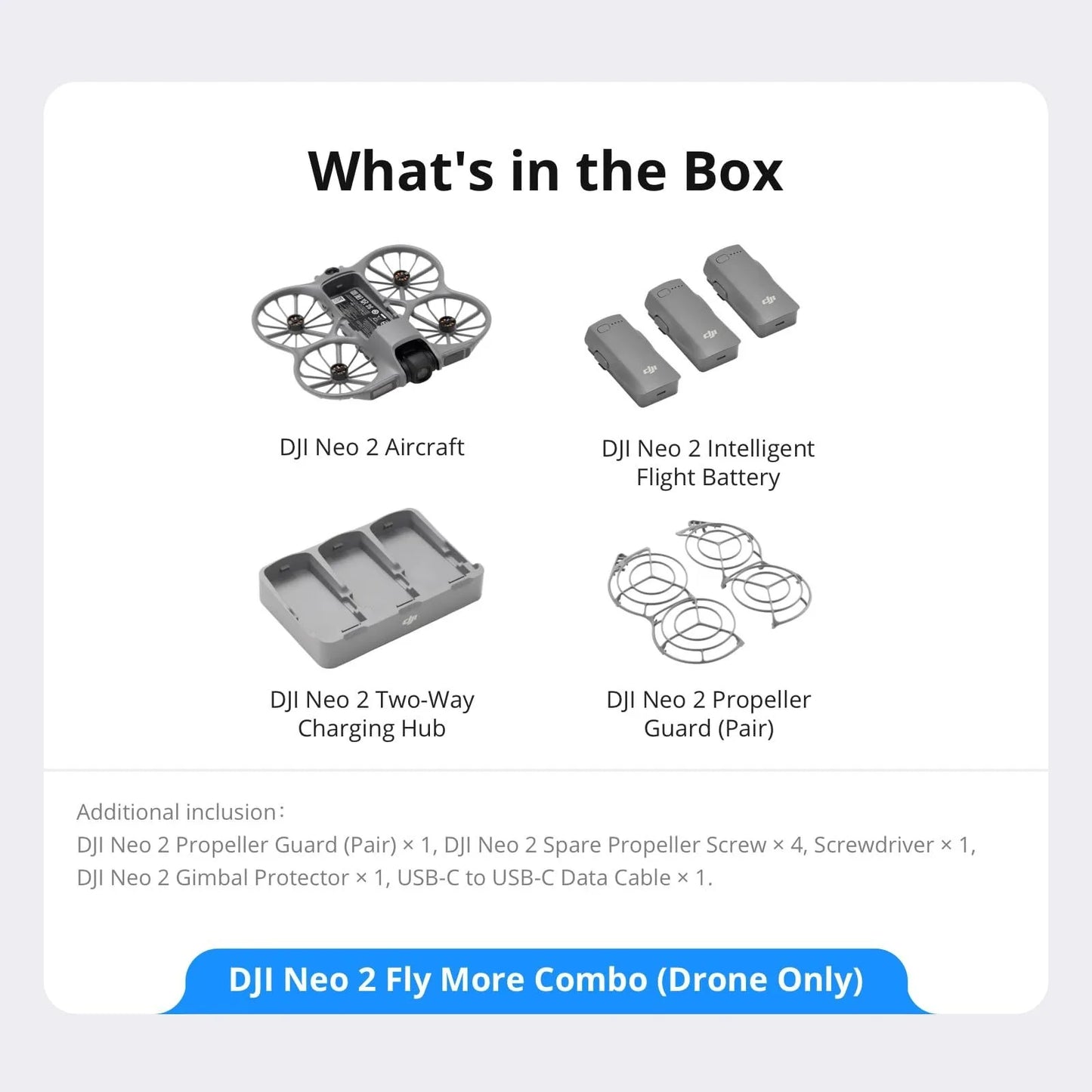 DJI Neo 2 Drone 4K Camera Foldable With Obstacle Avoidance ActiveTrack