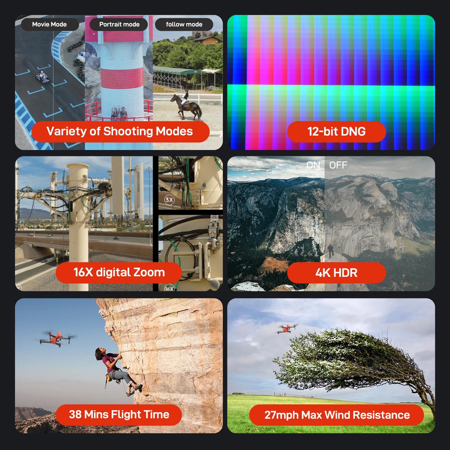 Autel Robotics Drone Evo II Pro RTK V3 4K Professional 1"Cmos 360 ° Obstacle Mapping Professional Surveying Ai Target Recognition