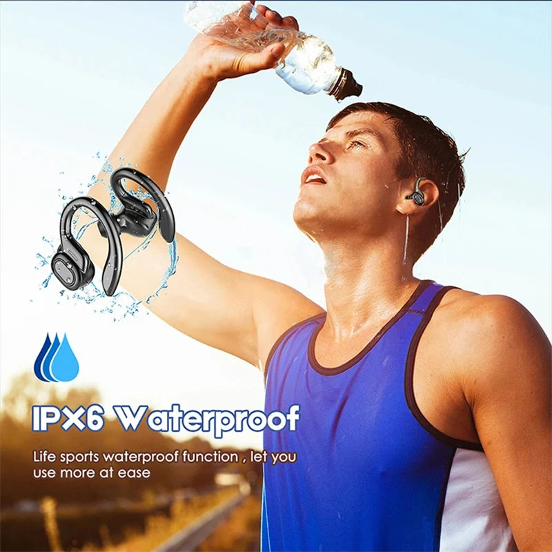 SHUKE Wireless Earbuds Sport EarHook Hifi Stereo Sound Earphones