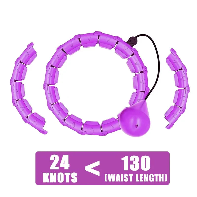 Weighted Hula Hoop For Adults And Beginners With Detachable Links