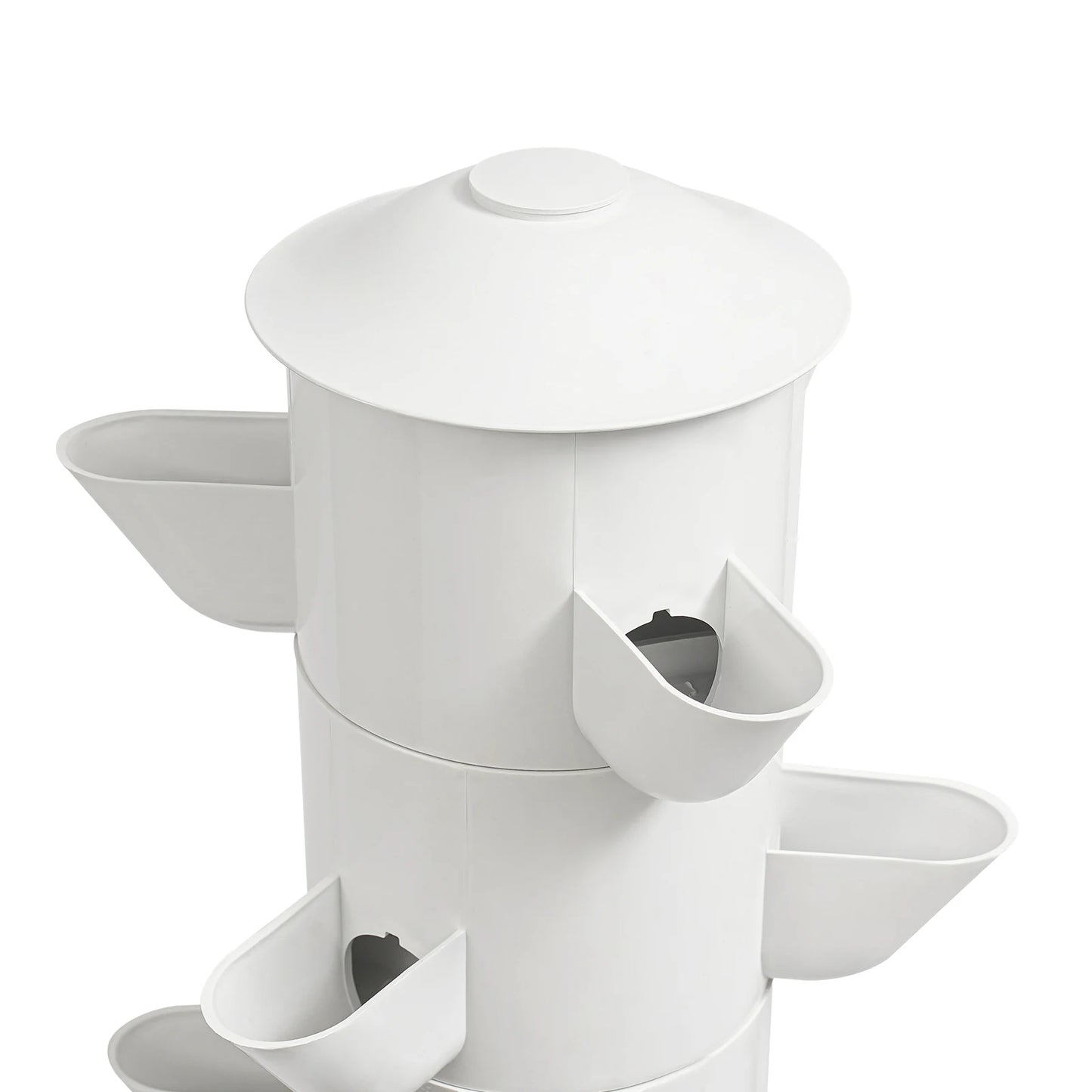 Hydroponic Growing System 45 Holes Vertical Hydroponics Tower Garden 15 Layers 3 Holes Per Layer Indoor Herb Vegetable Grow Kit
