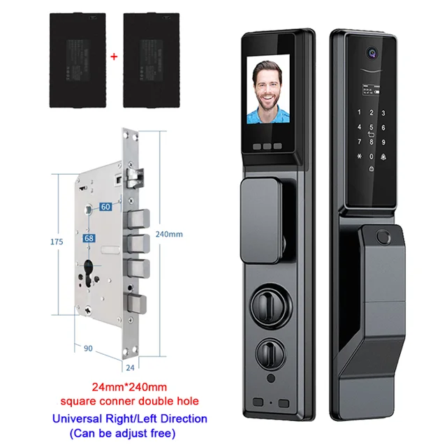 YKESDL Waterproof Outdoor Smart Lock With WiFi Alexa Tuya App Camera