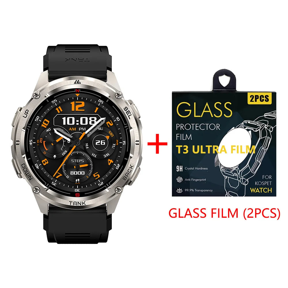 Kospet Tank T3 Ultra 2 GPS Smart Watch With Bluetooth