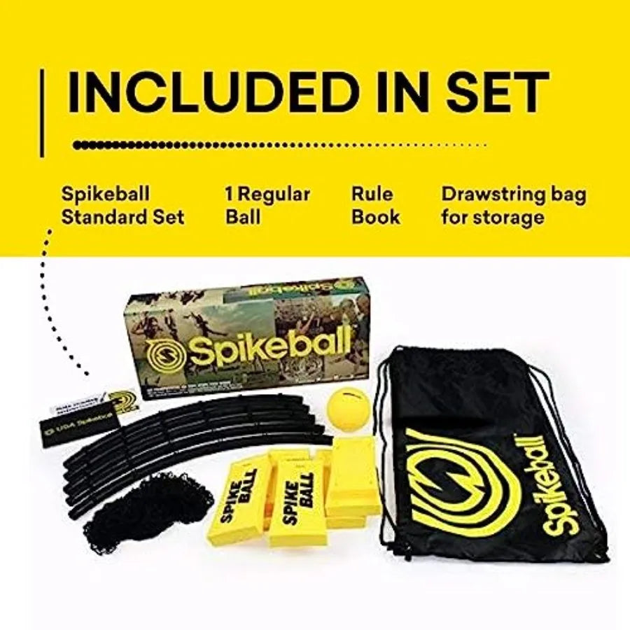 Kit Ball Game Set Outdoor Camping Includes Ball Net Bag