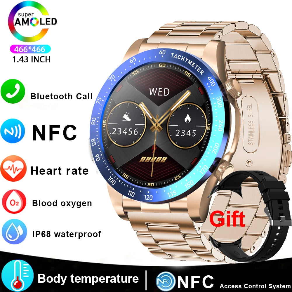 Bluetooth Calling Smart Watch Fitness Tracker Heart Rate Monitor