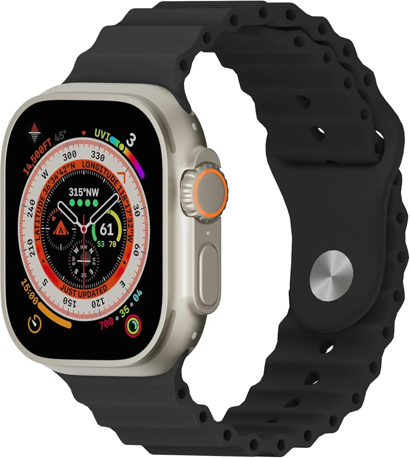 Smartwatch With Case And 7 Bands Bluetooth Calling Fitness Tracker