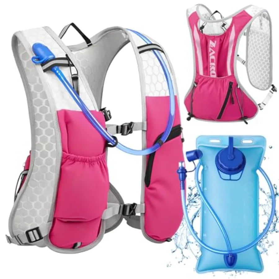 Running Hydration Vest Backpack 2L Water Bladder For Men Women