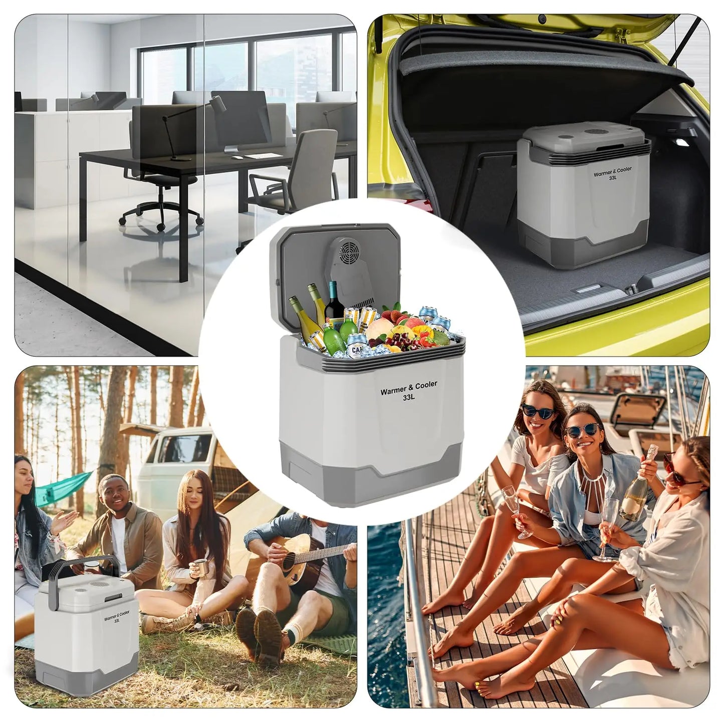 HobbyLane Portable Electric Cooler Warmer 12V 110V Car Travel