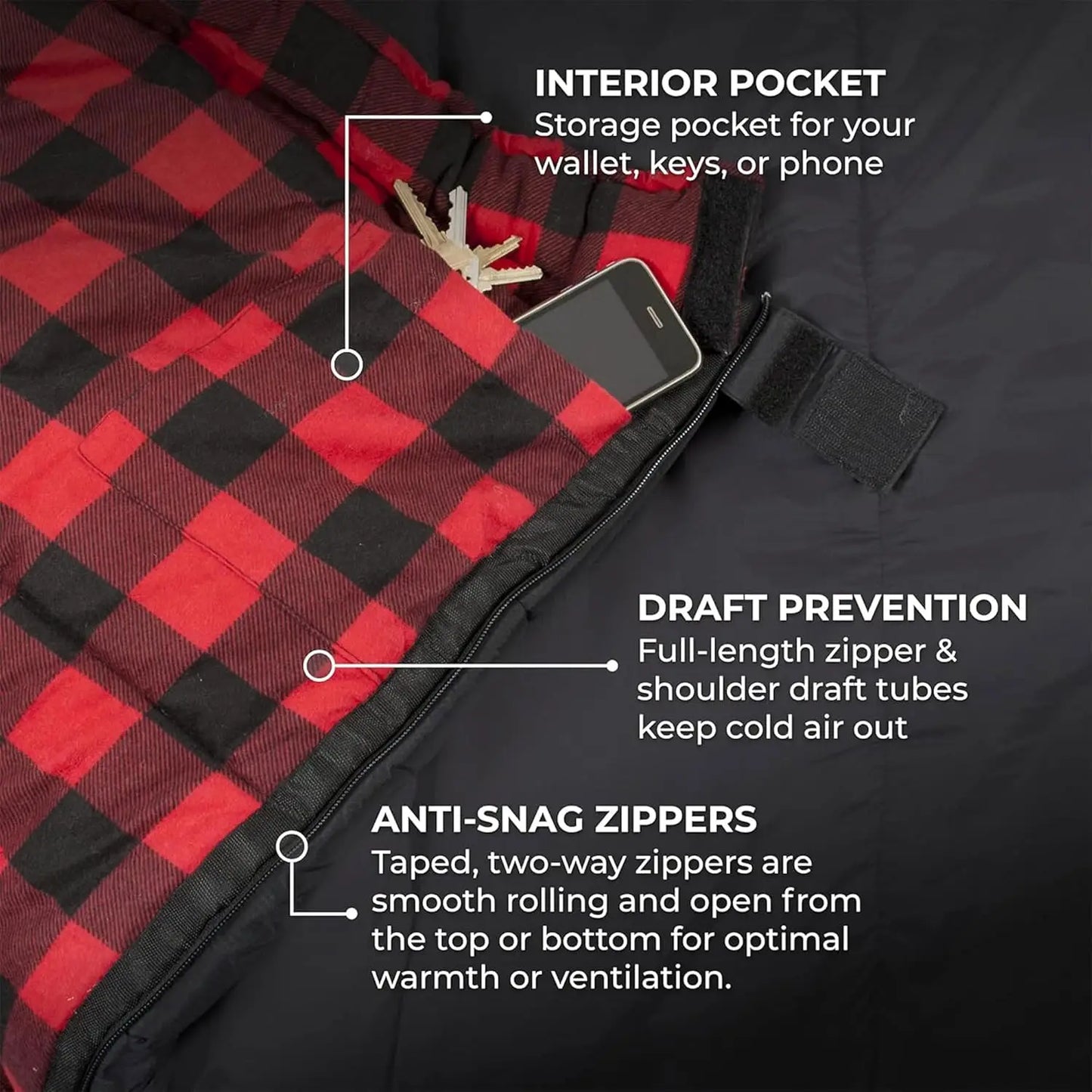 Teton Celsius XXL Sleeping Bag, Cold Weather Sleeping Bags for Adults and Kids, Camping Made Easy and