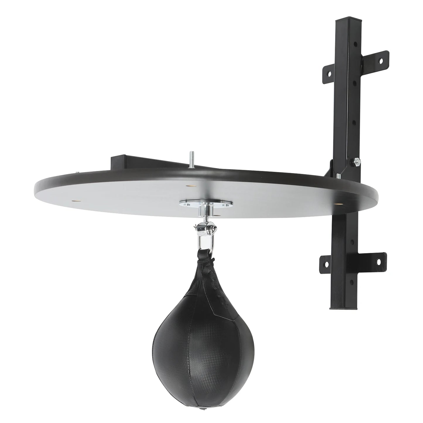 Black/Log Color Speed Bag Platform 360° Rotatable Speed Ball Platform Kit Boxing Speed Reaction Training Equipment