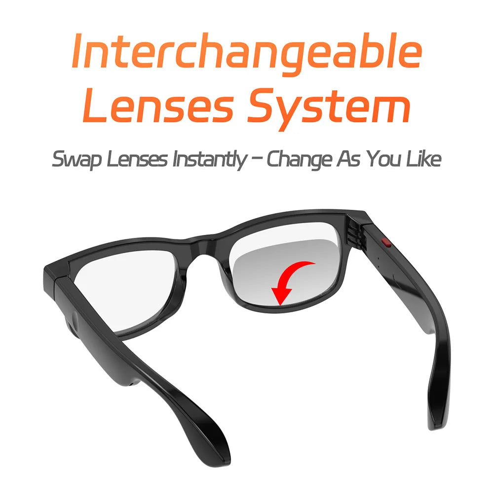 JEYI AI Smart Glasses Photochromic With Bluetooth Calls Translation