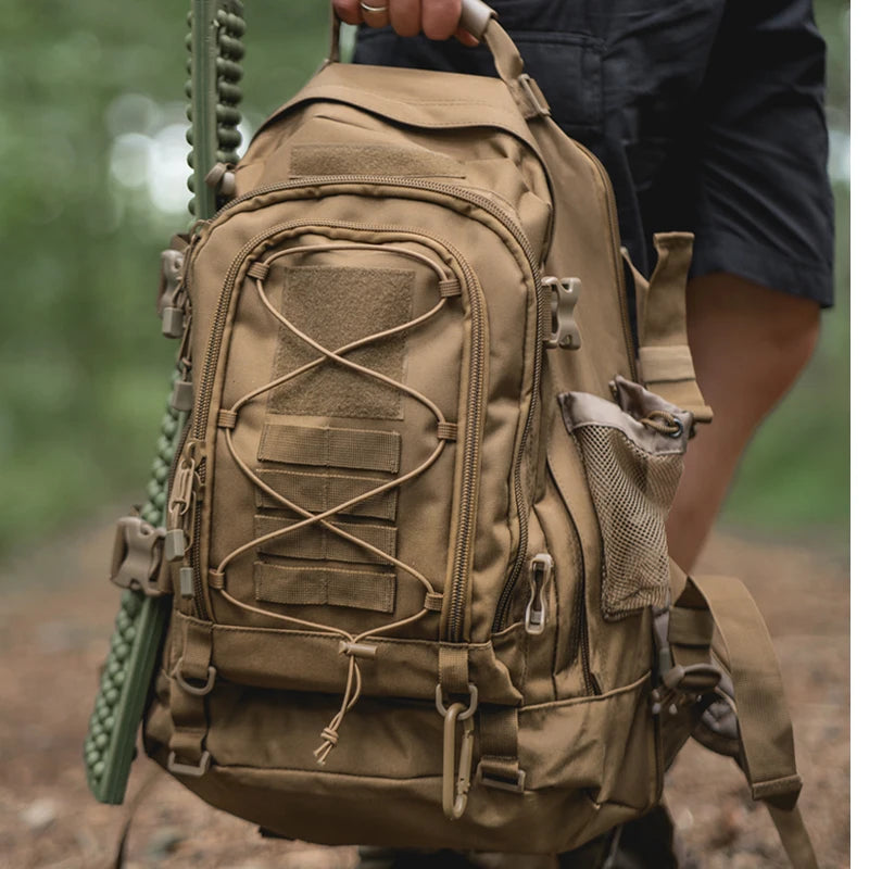 LQARMY Tactical Backpack Water Resistant Outdoor Hiking Bag Military Rucksack