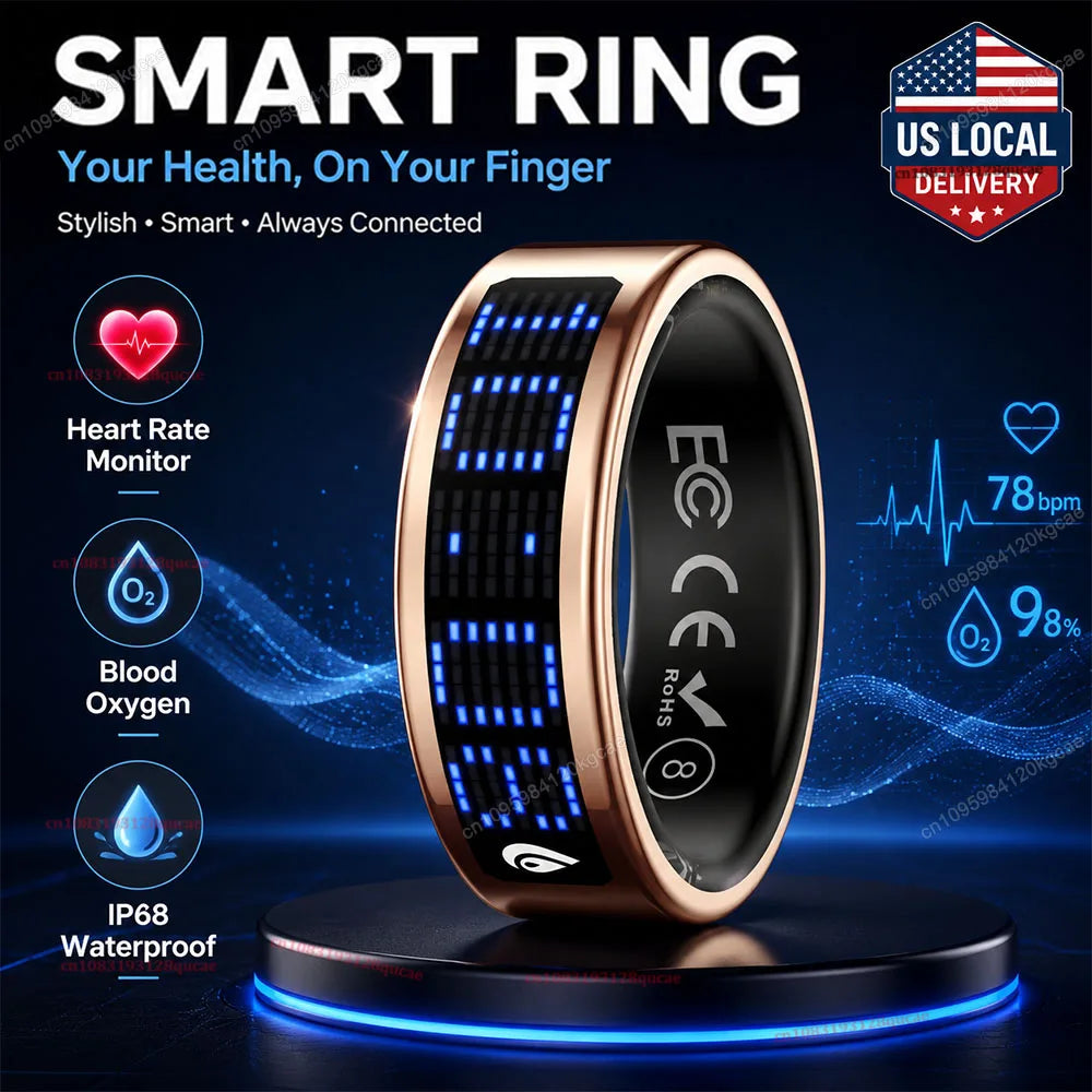 Ola Esporte Smart Ring Heart Rate Blood Oxygen Health Monitor