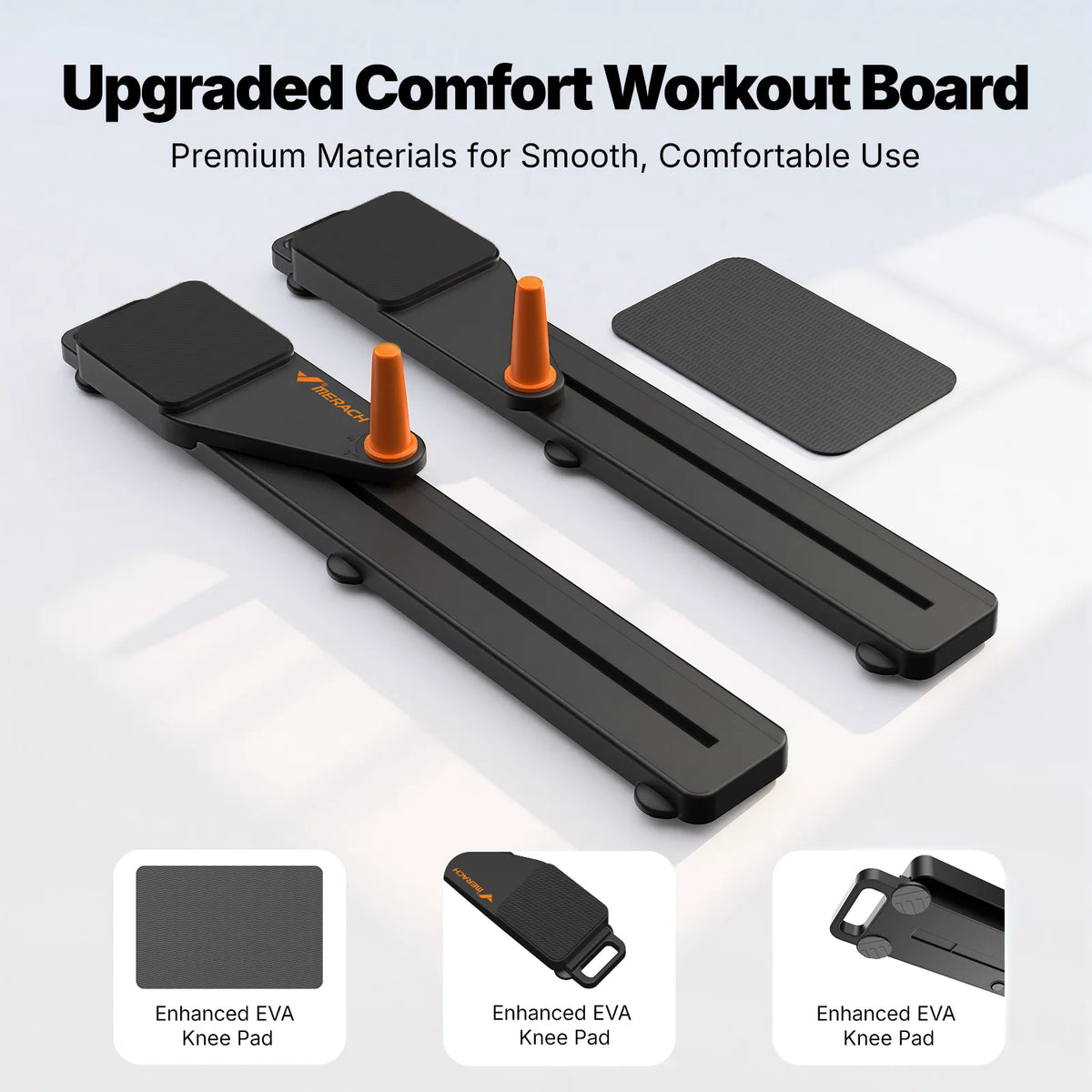 MERACH Pilates Reformer – Multifunctional Pilate Board with 120 kg Foldable, Mini Pilate Reformer for Abs, Arms and Legs, Pilates Table at Home Silence Desmontable, para Abdominales y Cuerpo Completo, Portátil para Entrena
