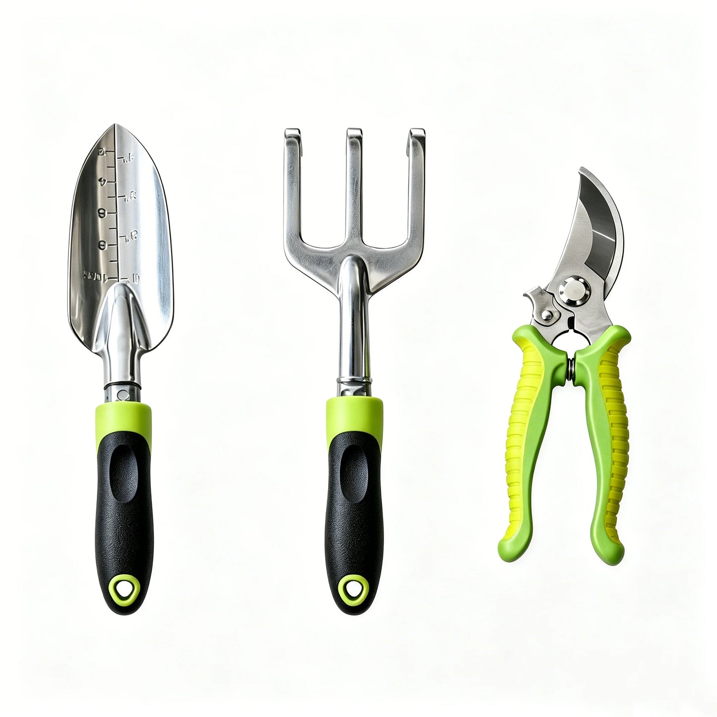 11Pc Outdoor Garden Tool Set With Ergonomic Grip Pruning Tools