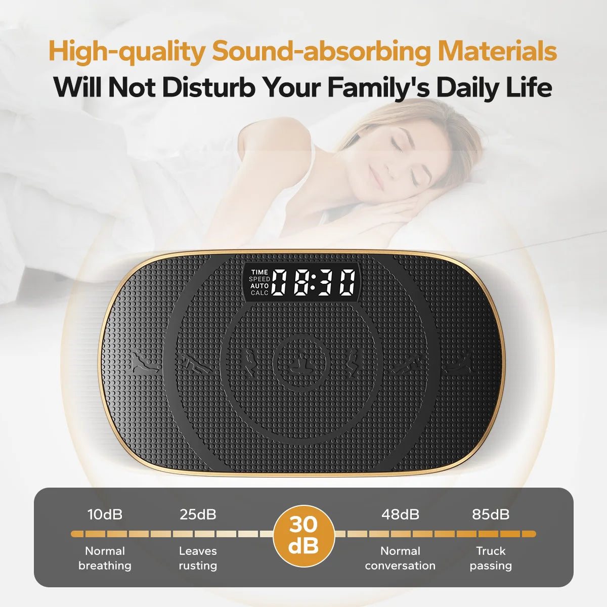 MERACH Vibration Plate Exercise Machine Whole Body Workout Power Vibrate Fitness Platform Vibration Weight Loss&Shaping