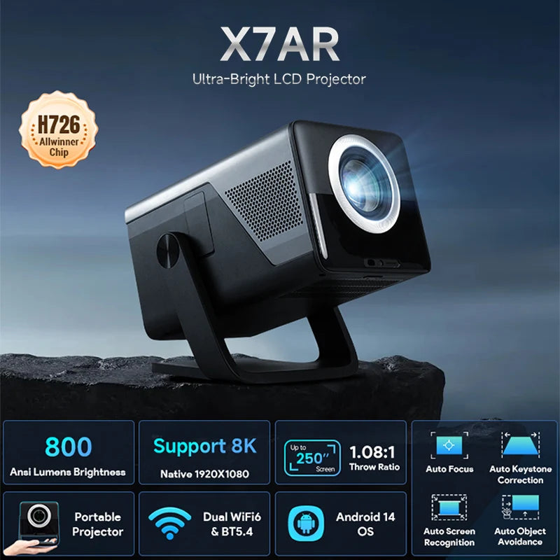 LynCast 8K AI Smart Projector With Android 14 Auto Focus