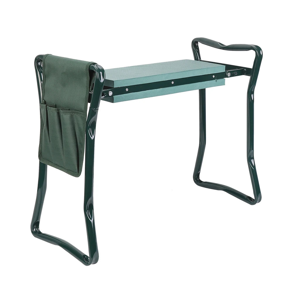 Heavy Duty Garden Kneeler Stool With Padded Seat Folding