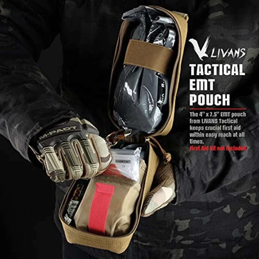 Tactical MOLLE Medical Pouch Rip Away EMT First Aid IFAK