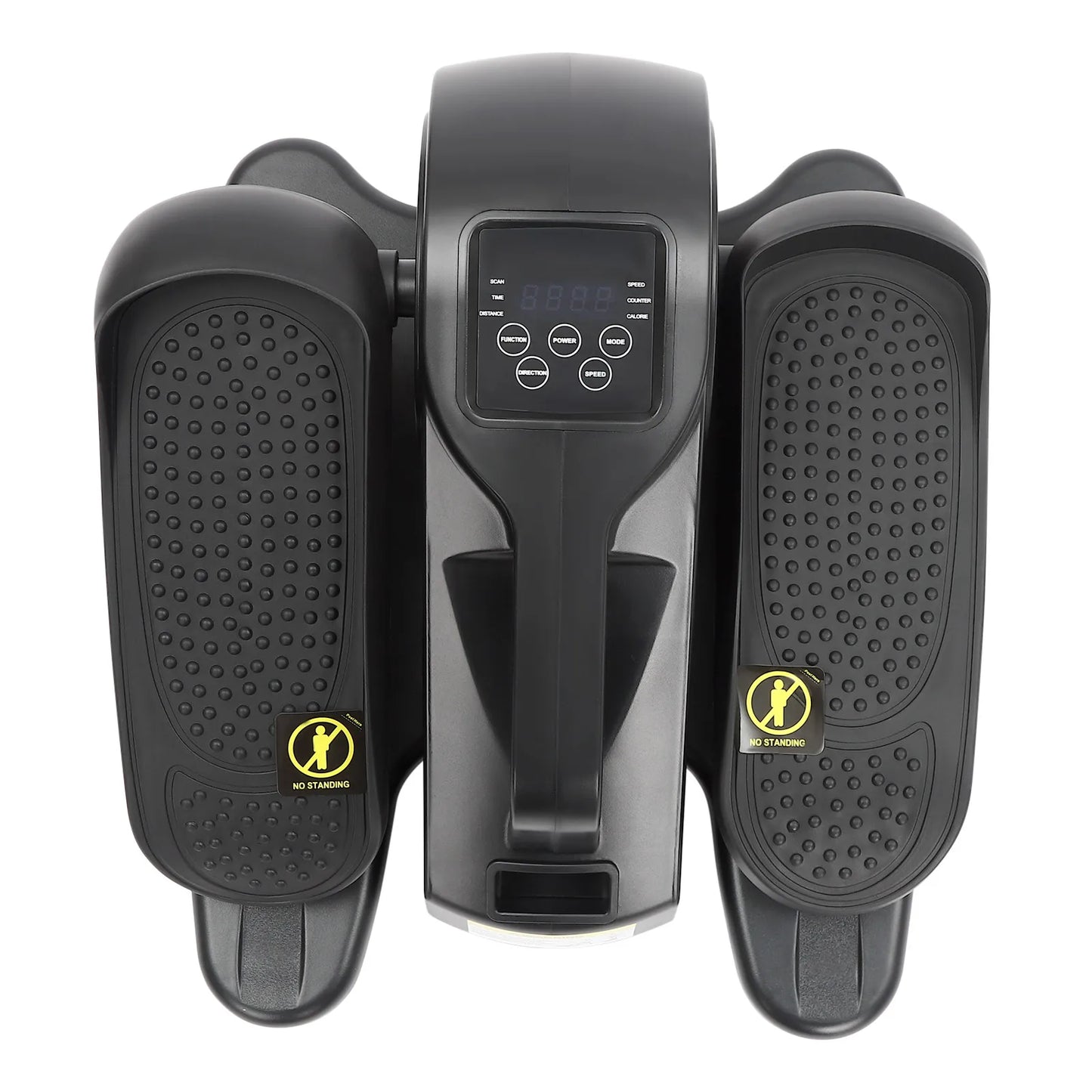 Motorized Elliptical Trainer – Under Desk Seated Pedal Exerciser – Forward+Backward – Auto P1-P3 + 5 Manual Gears – LED Display – Remote Control – 55.12 lbs Per Pedal – No Assembly – for Home Office Senior