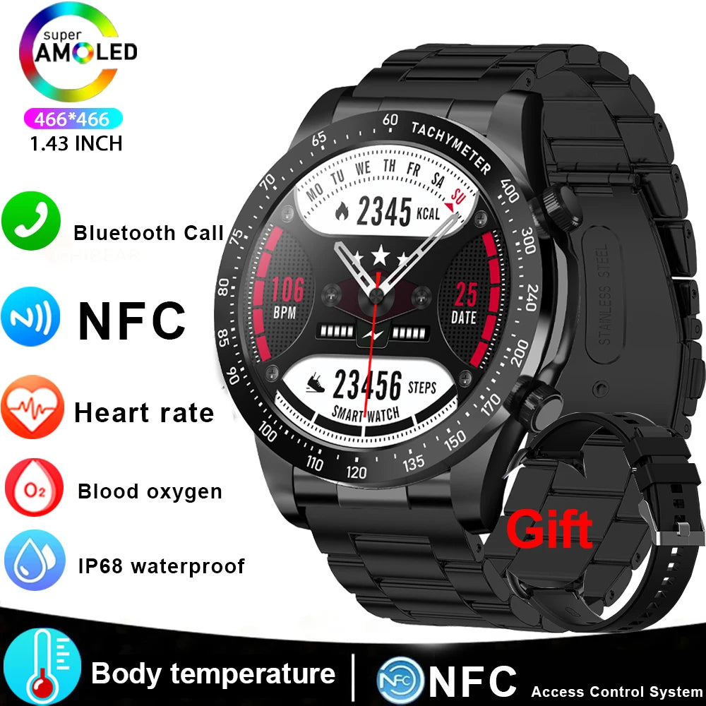 Bluetooth Calling Smart Watch Fitness Tracker Heart Rate Monitor