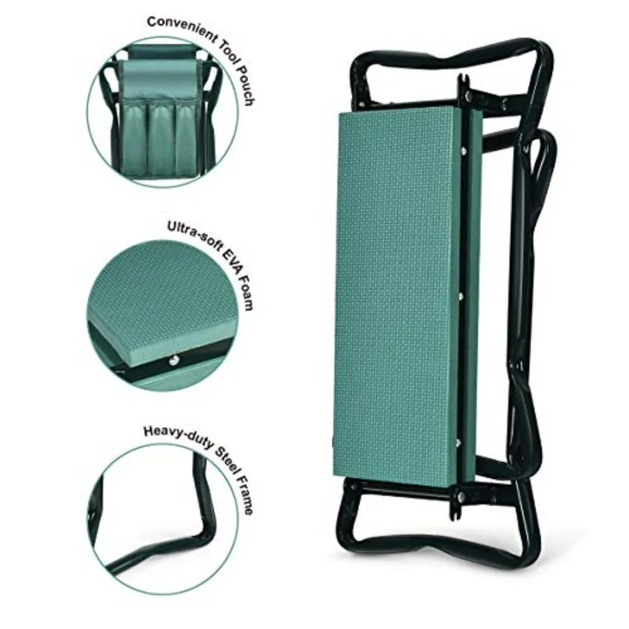 Garden Kneeler and Seat 2 In 1 Featuring EVA KneelingPad