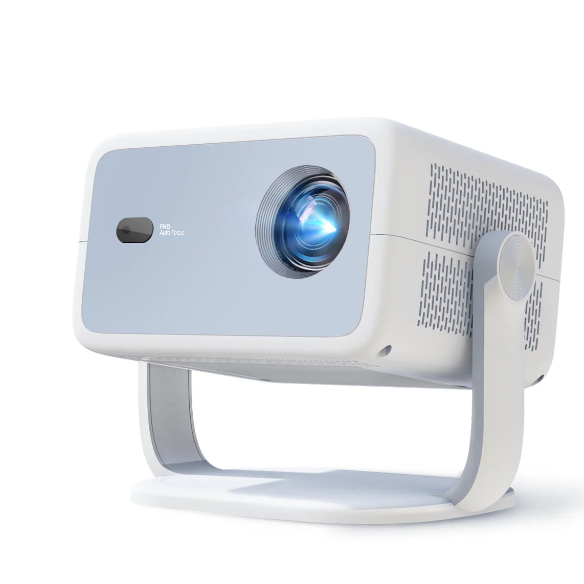 LynCast L018 Home Projector Native 1080P, 8K Decoding Android 14 WiFi6 BT5.4 Portable Movie Projector with 360° Correction