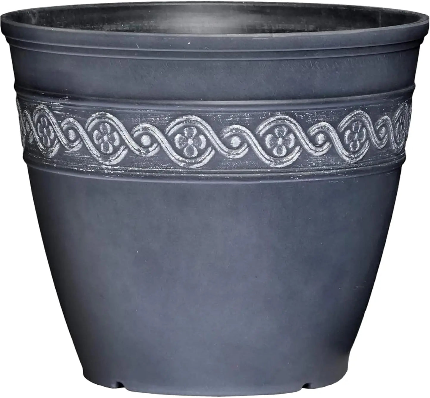 Resin Planter Pot for Indoor and Outdoor Plants with Drainage Holes UV Treated