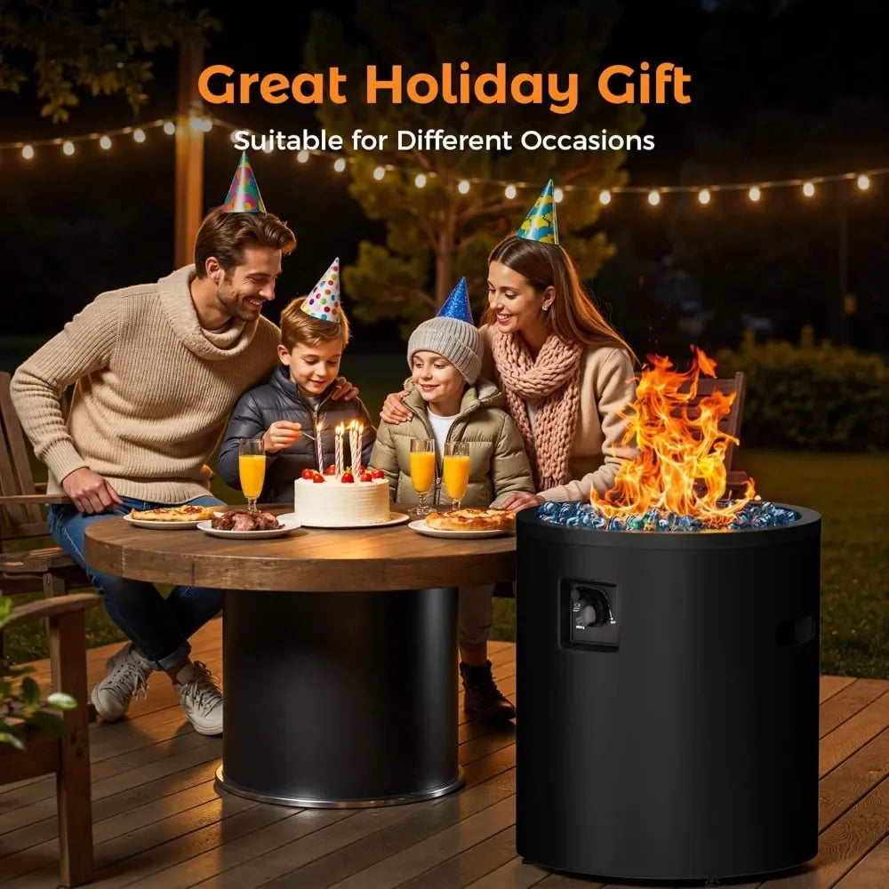 50,000 BTU Propane Fire Pit For Outdoor Patio And Garden