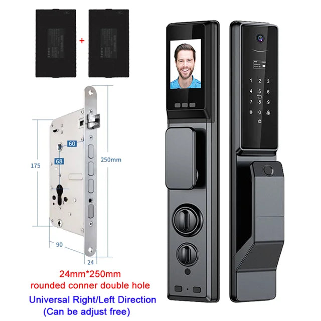 YKESDL Waterproof Outdoor Smart Lock With WiFi Alexa Tuya App Camera
