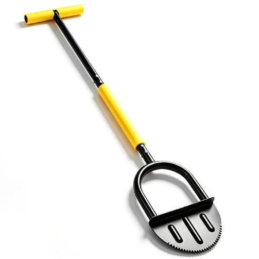 Heavy Duty Half Moon Lawn Edger With Serrated Blade Ergonomic