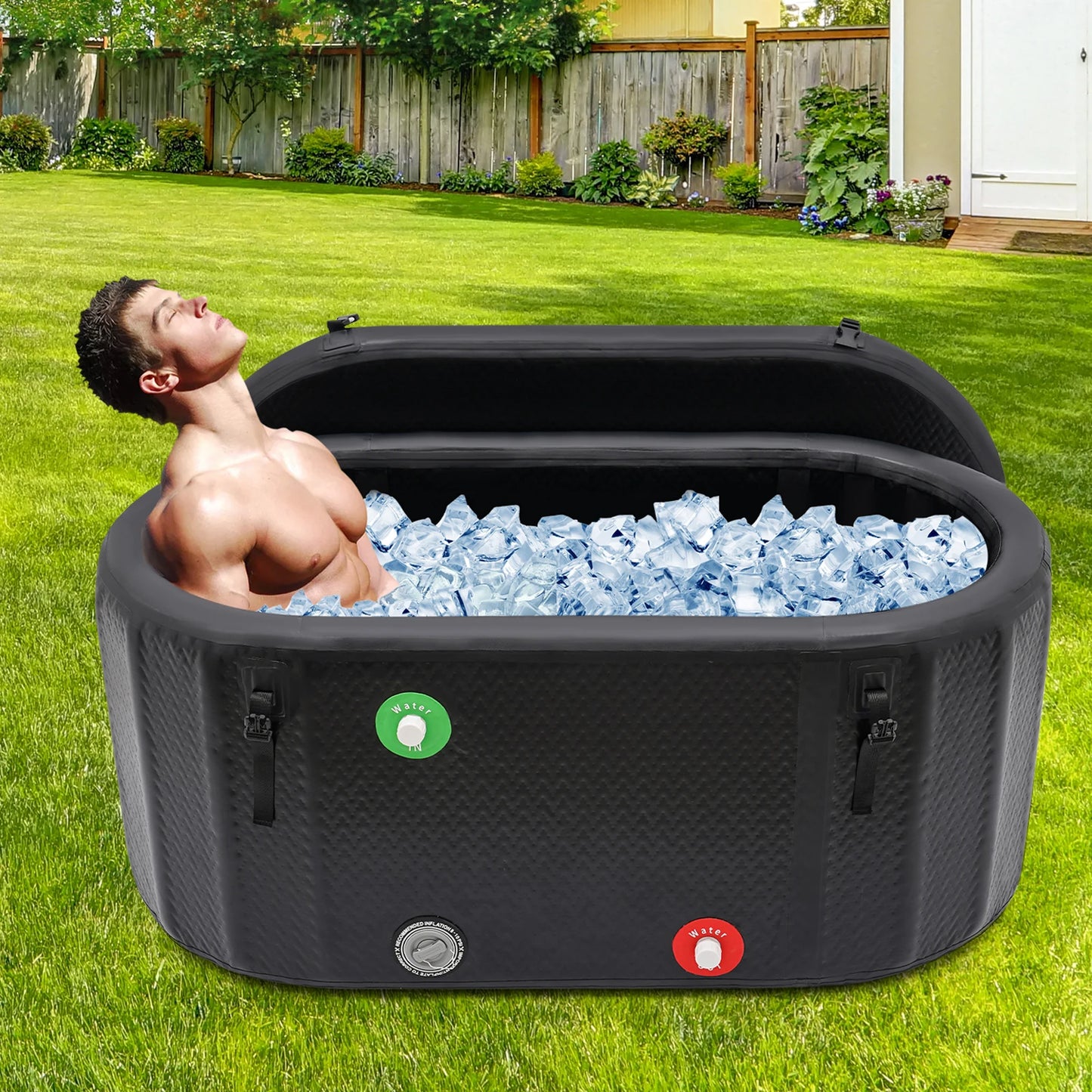 Bymaocar Portable Ice Bath Inflatable Bathtub For Athletic Recovery