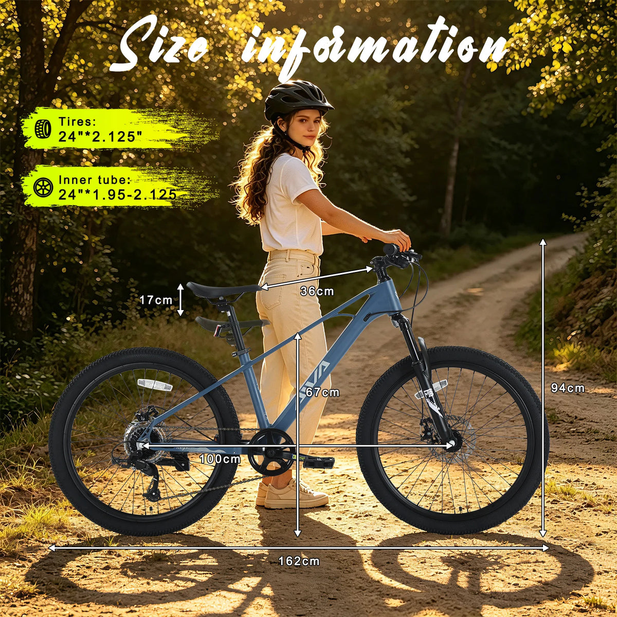 Lightweight Magnesium Hardtail Mountain Bike 7 Speed Front Suspension Fork