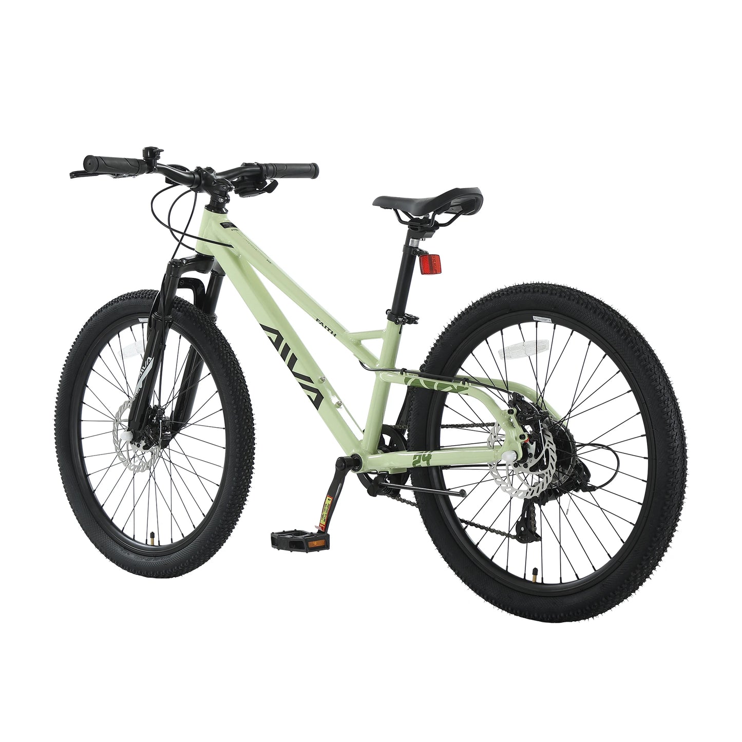 Aluminum Hardtail Mountain Bike With Seven Speed Disc Brakes
