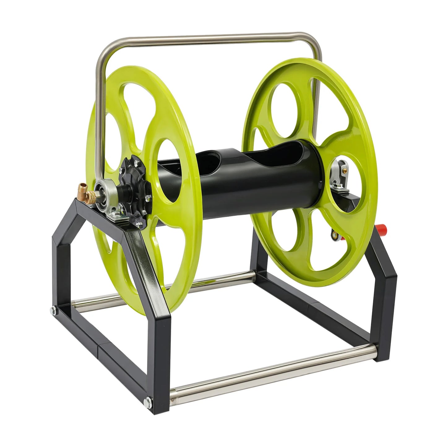 Metal Garden Hose Reel With 360 Degree Swivel And Crank