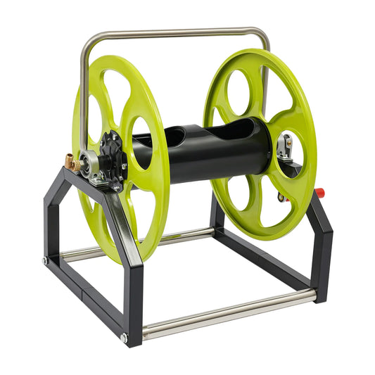 Metal Garden Hose Reel With 360 Degree Swivel And Crank