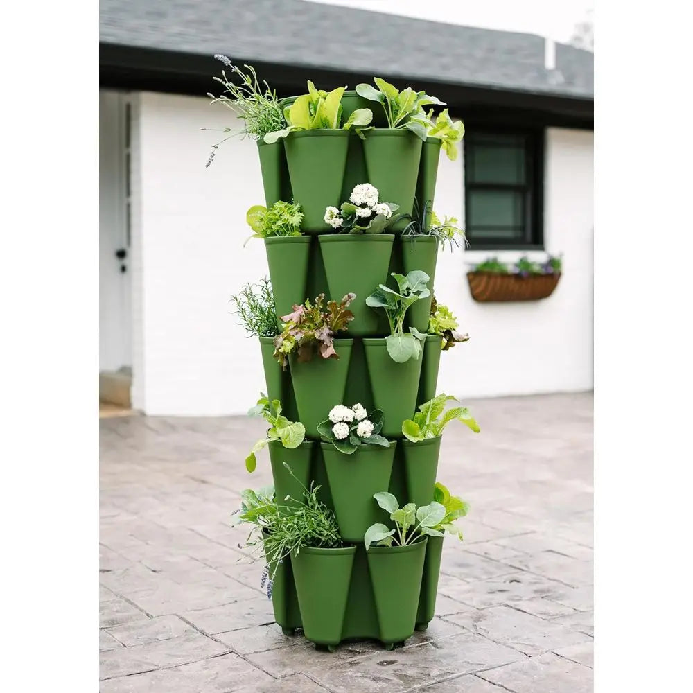 Ticify 5 Tier Garden Planter With Internal Watering System