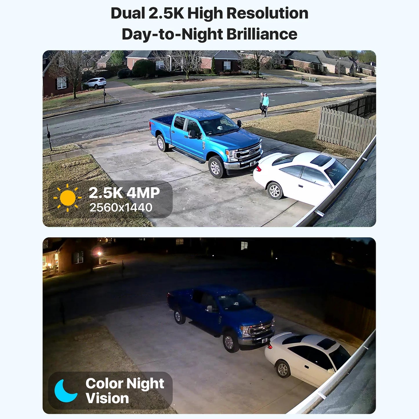 ZOSI 4K 8MP Dual Lens PTZ WiFi Security Camera Outdoor