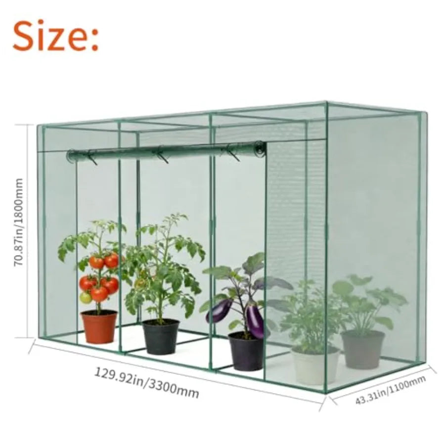 Outdoor Garden Crop Cages Wind Resistant Frame And Zippered Door