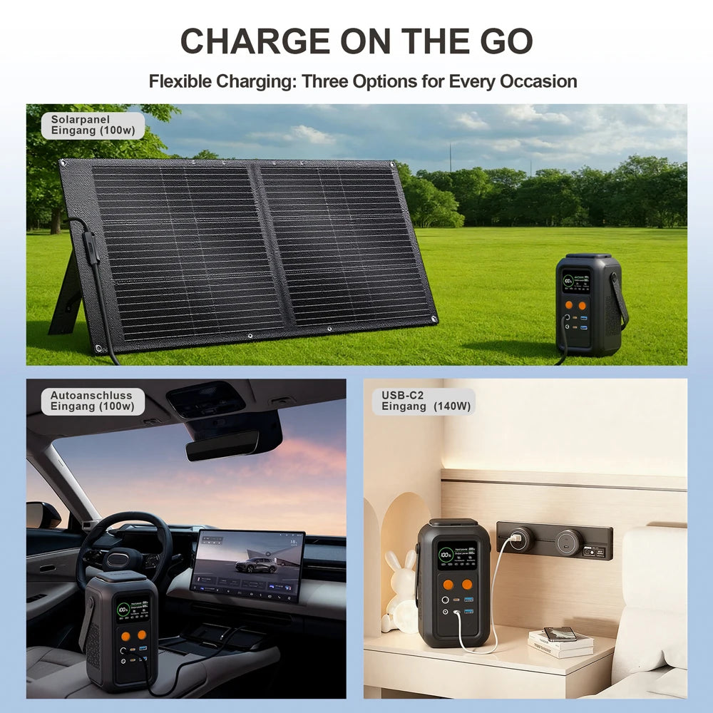 CTOLITY 200W Power Station With 192Wh LiFePO4 Battery