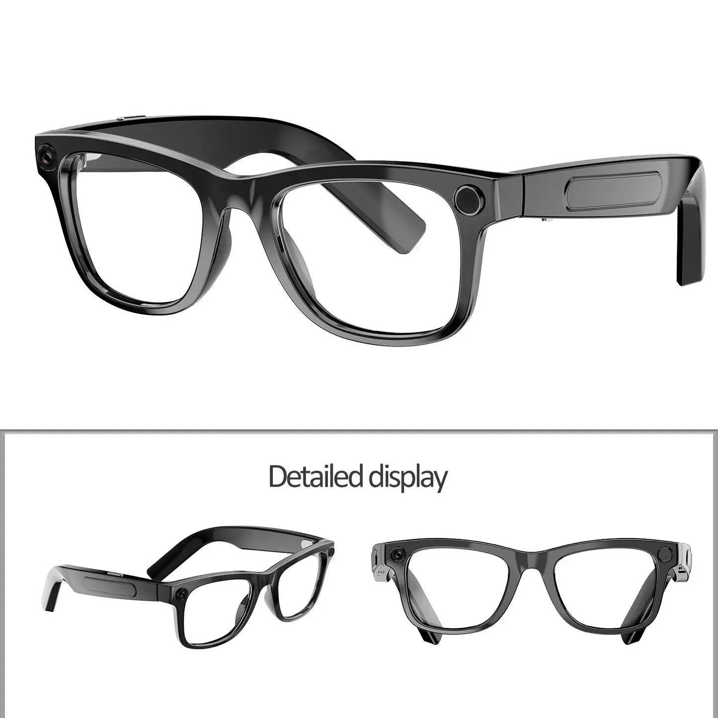 WO Camera 4K Smart Glasses With AI Translation and Recognition
