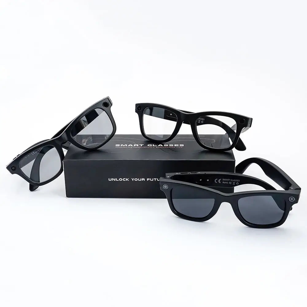 Sanvnet GS4 MAX Smart Eyewear 8MP Camera AI Dual Lenses