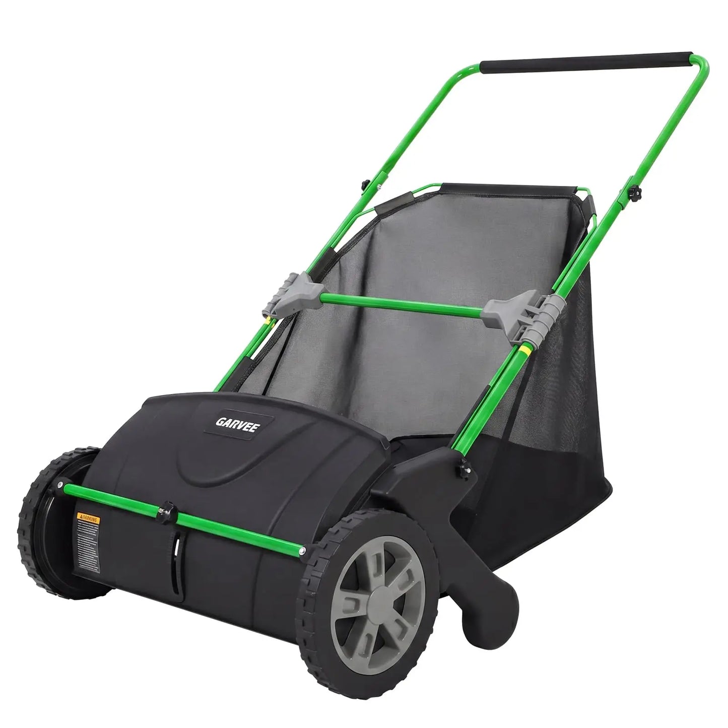 HiMISS Lawn Sweeper Manual Yard Leaf And Grass Collector Hopper