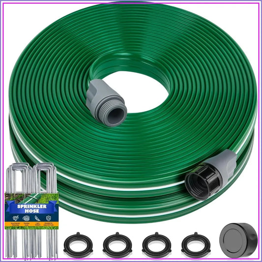 Three Tube Sprinkler Hose With Holes For Efficient Lawn Watering