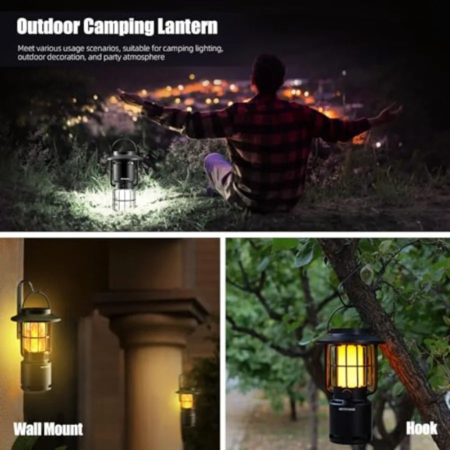 Outdoor Speakers Bluetooth Waterproof Patio10W Wireless Portable LED Flame Light Speaker with Torch Atmosphere for Patio/Yard/P