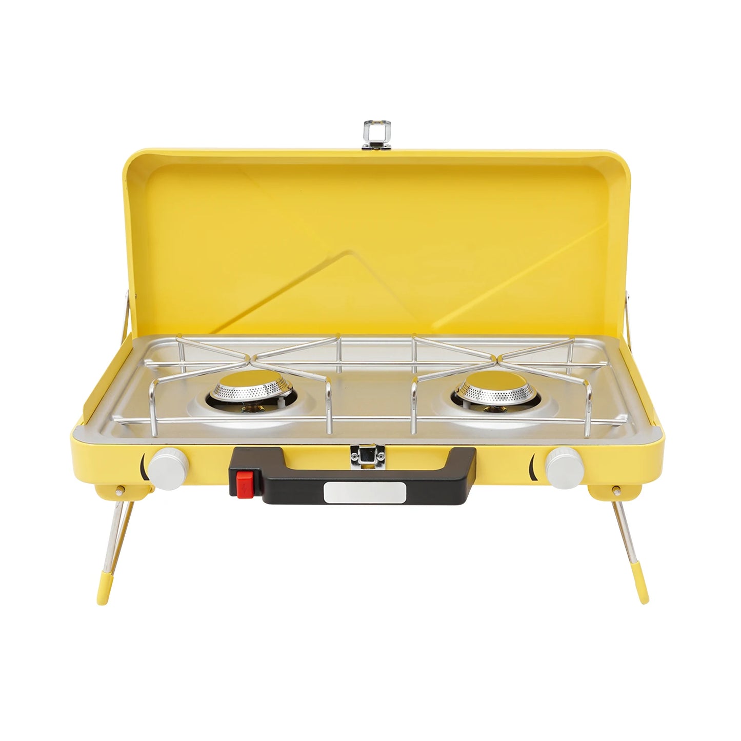 2 Burner Camping Stove 3500W Portable Gas Grill With Piezo Ignition