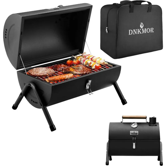 NBVCX Portable Charcoal Tabletop Grill For Outdoor BBQ And Camping