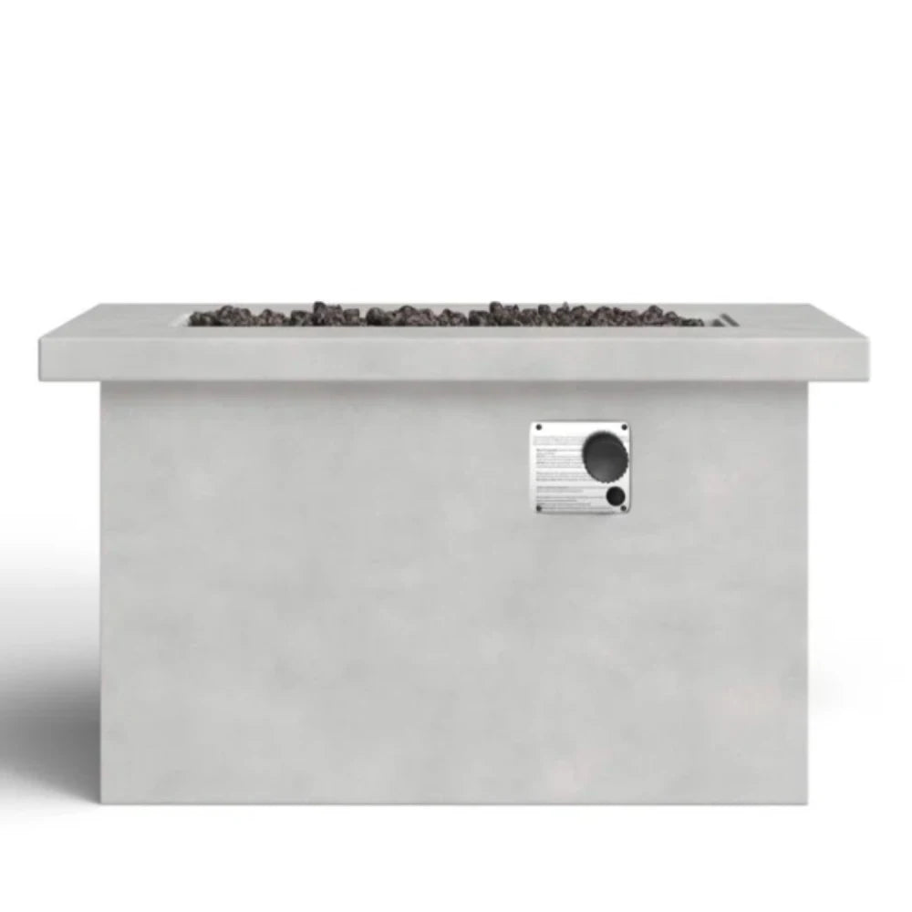 Concrete Outdoor Fire Pit Table Propane Or Natural Gas