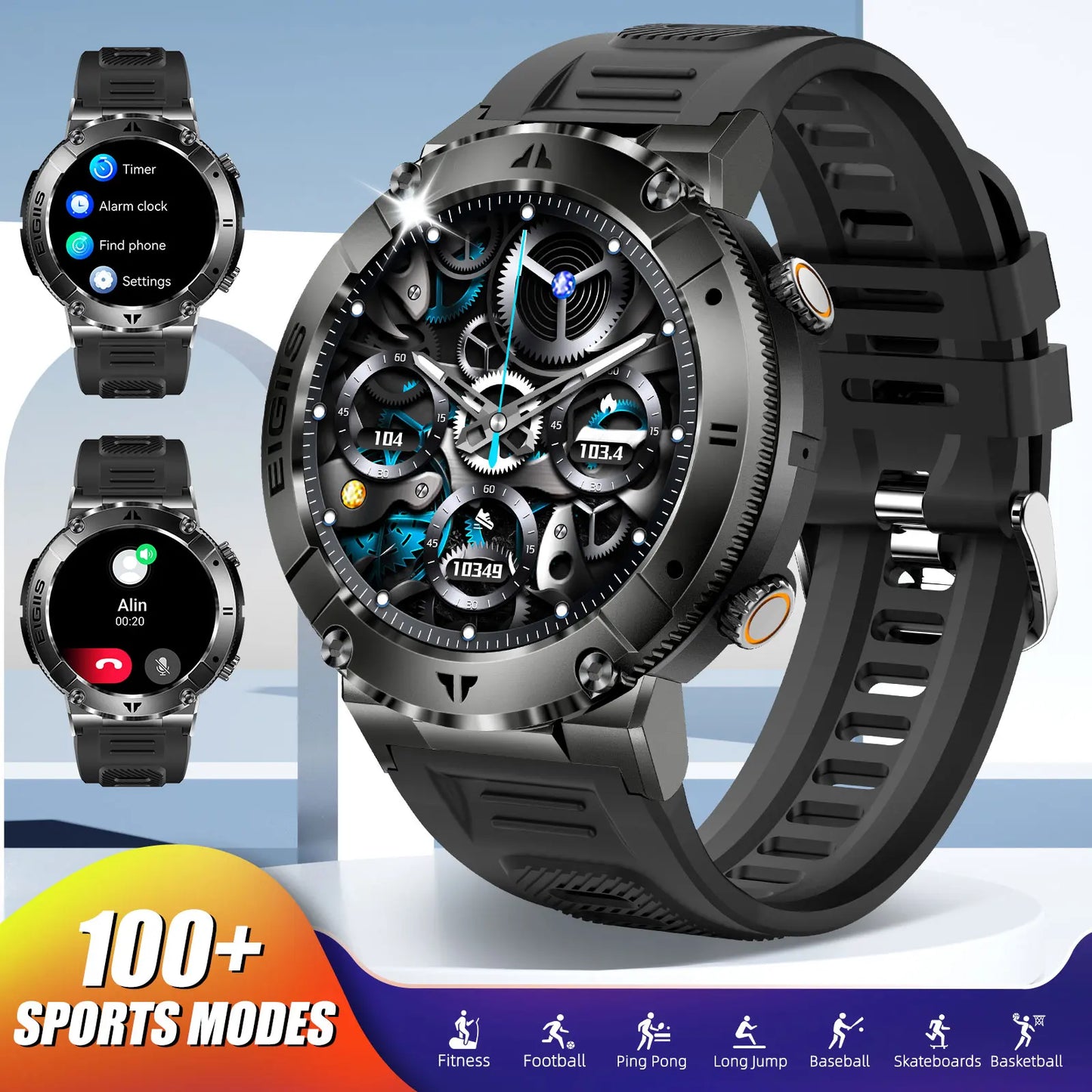 LaNikar Smartwatch TFT Display Bluetooth Blood Pressure Fitness Tracker