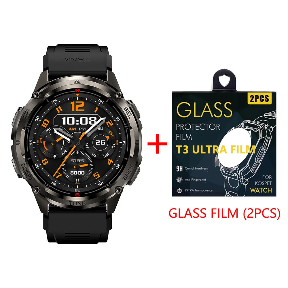 Kospet Tank T3 Ultra 2 GPS Smart Watch With Bluetooth